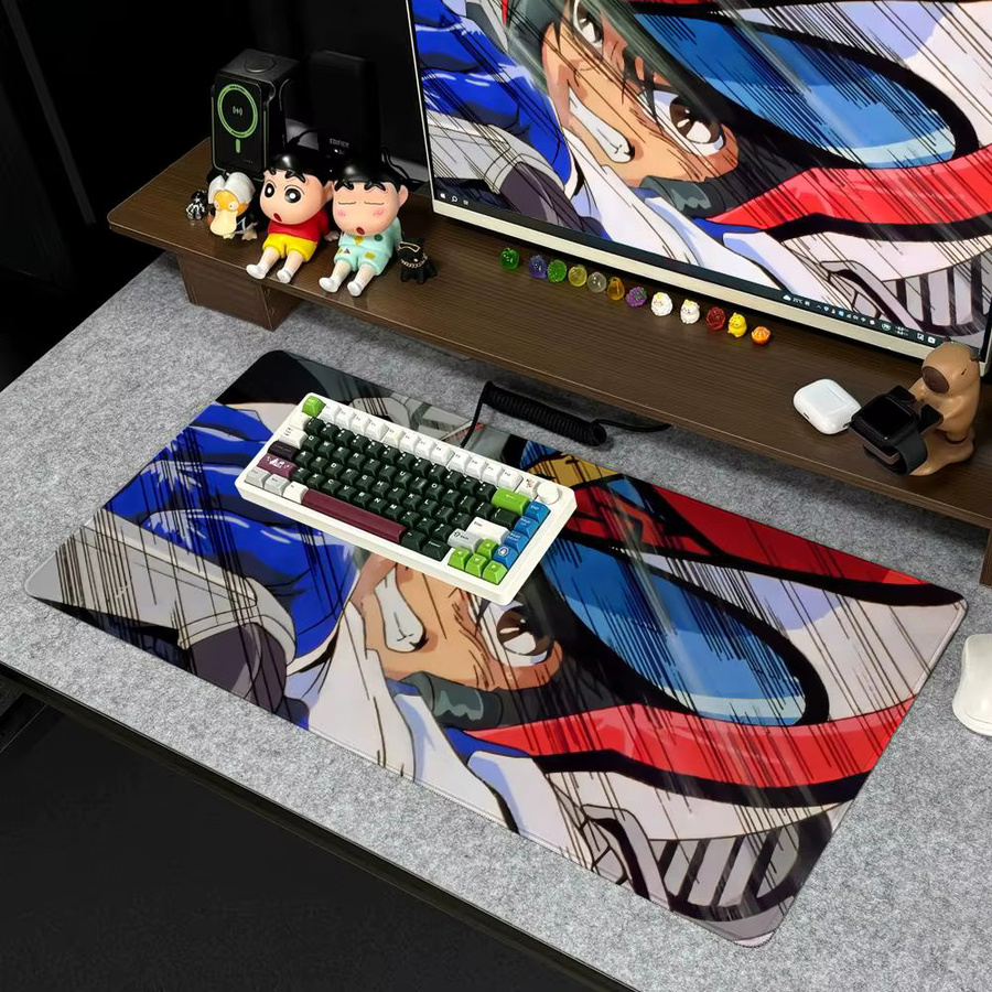 Future GPX Cyber F-Formula Mauspad XXL rutschfeste Gamer-Schreibtischunterlage in Schwarz, B/T: 90 x 40 cm - Bild 2
