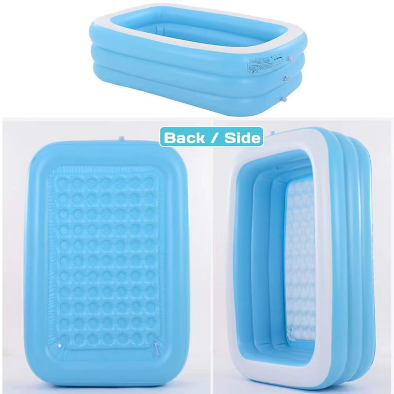 Rechteckiger aufblasbarer Pool aus PVC für Erwachsene und Kinder für Outdoor und Indoor - Bild 5
