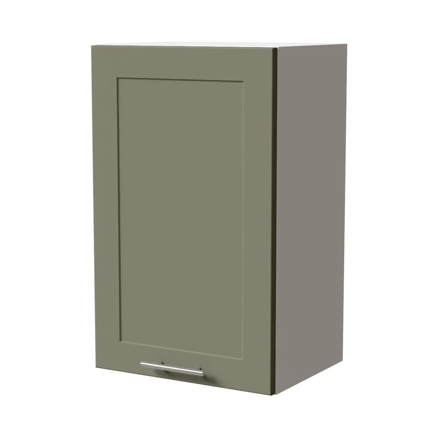 Feldmann-Wohnen Hängeschrank Oslo Küchenschrank Weiß und Reed Green Matt mit Soft-Close-Türen, B/T/H: 45 x 32,5 x 72 cm - Bild 2