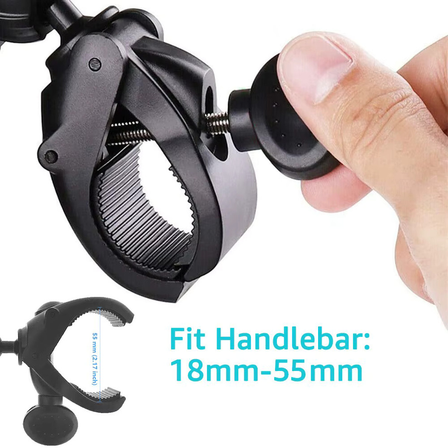 Xnyocn Fahrrad-Tablet-Ständer in Schwarz, universeller Halter für 4–13 Zoll Tablets und Smartphones, ideal für Laufband und Lenker, kompatibel mit iPad Pro und iPhone - Bild 6
