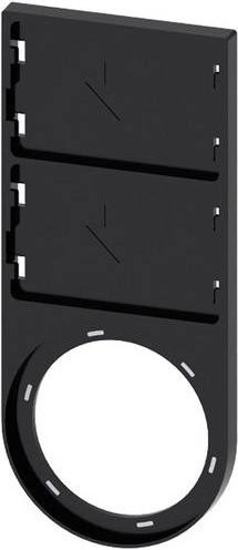 Siemens Schildträger 3SU1900-0BR10-0AA0 Schwarz B: 27 mm, H: 17,5 mm, 10 Stück - Bild 1