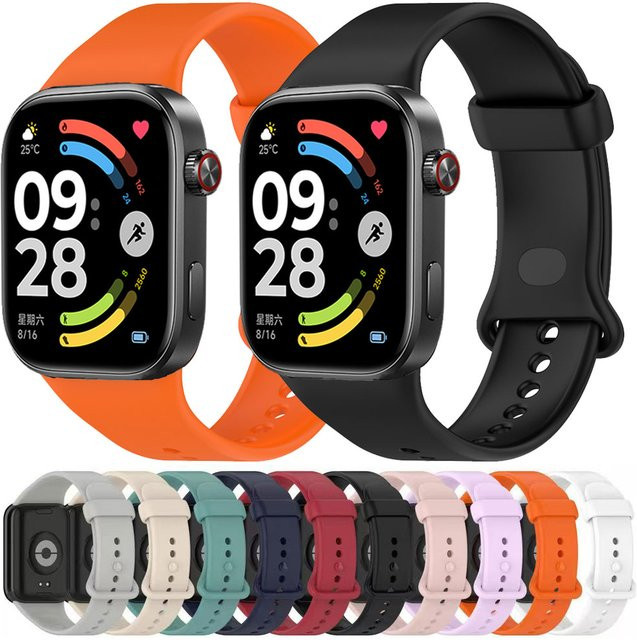 Xiaomi Uhrenarmband Silikon, Schwarz - Bild 1