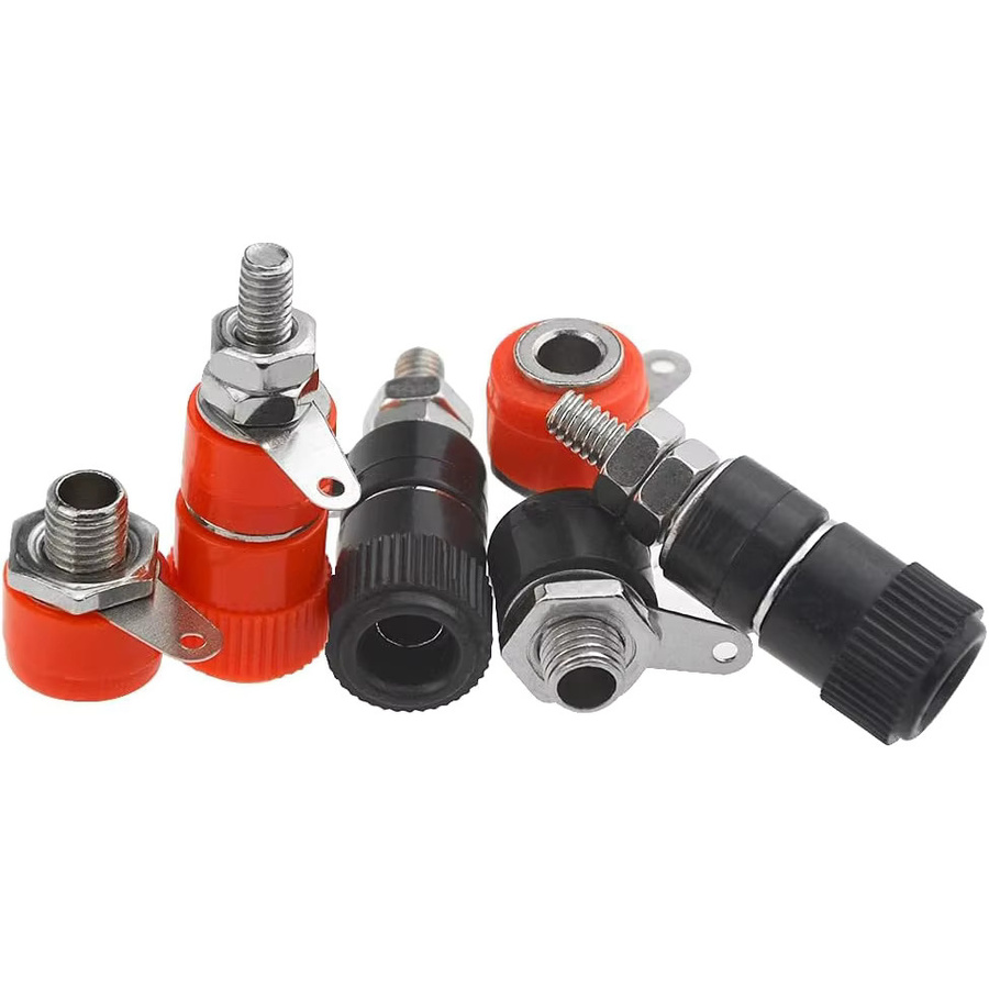 AOKIN 40 Stück Bananenstecker Buchsen und 4 mm Bananenbuchsen Jack Mount Connectors Set in Multicolour für Verstärker - Bild 5