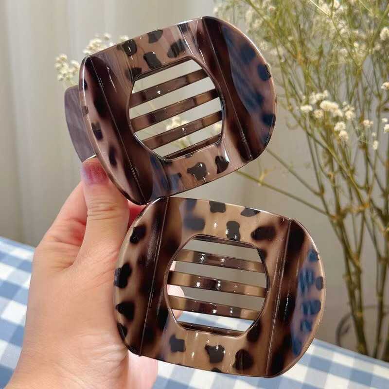 Mode Leopard Haarklammer, Entenschnabel-Clip, Damen - Bild 5