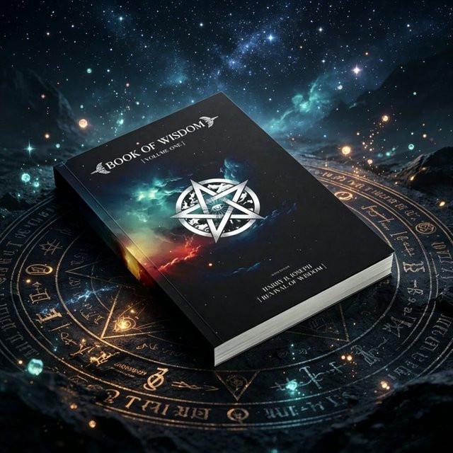 Explosions Book of Wisdom Themen-Notizbuch mit Hardcover und Motiv Die Augen der Weisheit für Philosophie und Selbstreflexion - Bild 1