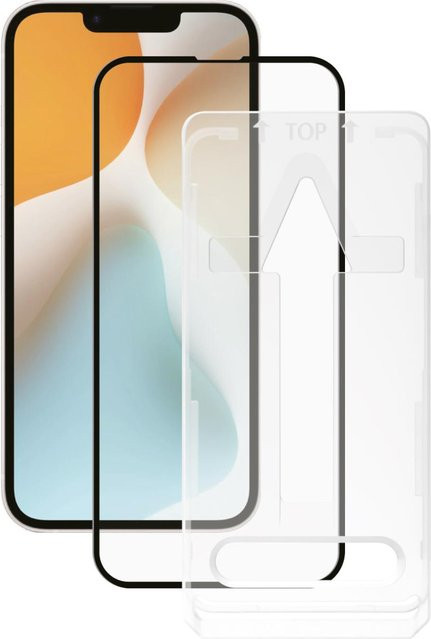 Vivanco Full Screen Displayschutzglas für iPhone SE 4 (2025) mit Easy Applikator Installation, transparent - Bild 1