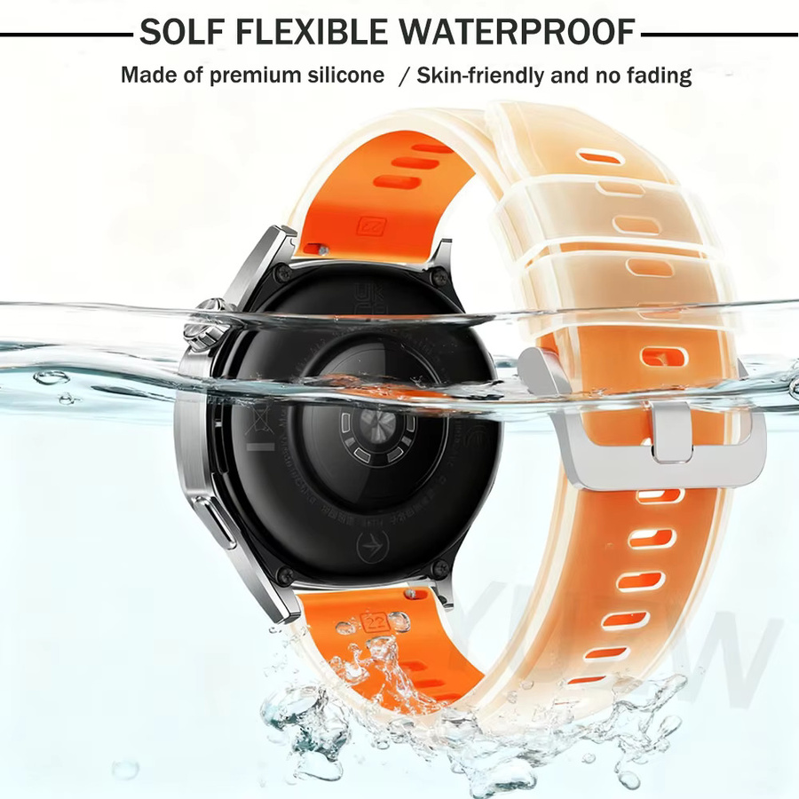 Smart Armband Silikon, 22 mm, Bunt, Unisex - Bild 2
