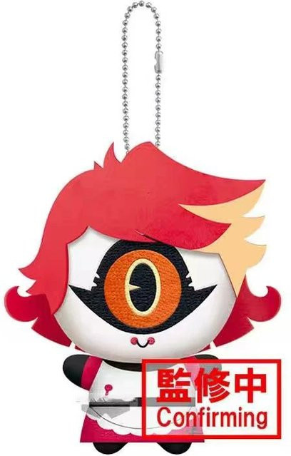 Yiran toy Hazbin Hotel Vaggie Angel Schlüsselanhänger, Plüsch, 10cm, ab 14 Jahren - Bild 1