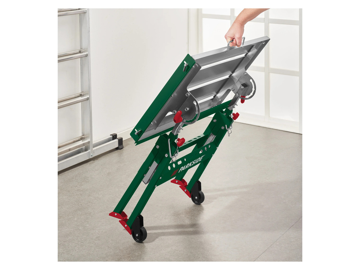 Parkside Mobiler Schweißklapptisch aus Stahl, grün, B/T/H: 86,0 x 76,0 x 51,0 cm - Bild 2
