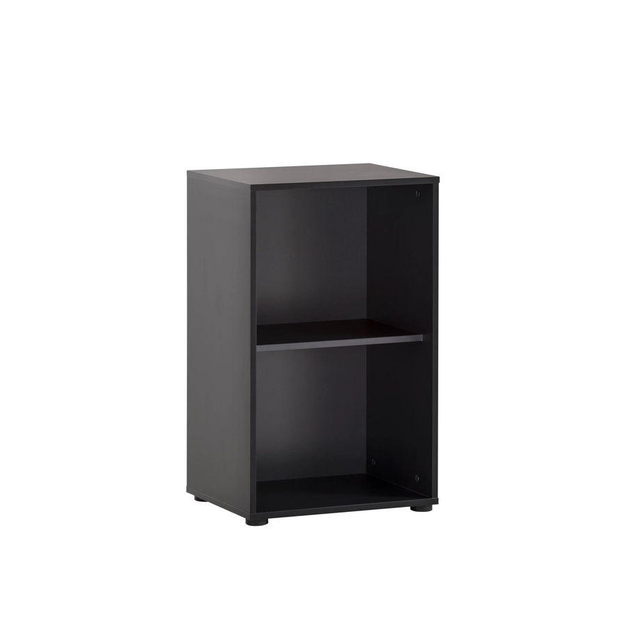 PROREGAL Aktenregal Raven Small mit 2 Fächern in Eiche und Schwarz, H x B x T: 84 x 51 x 41 cm - Bild 2
