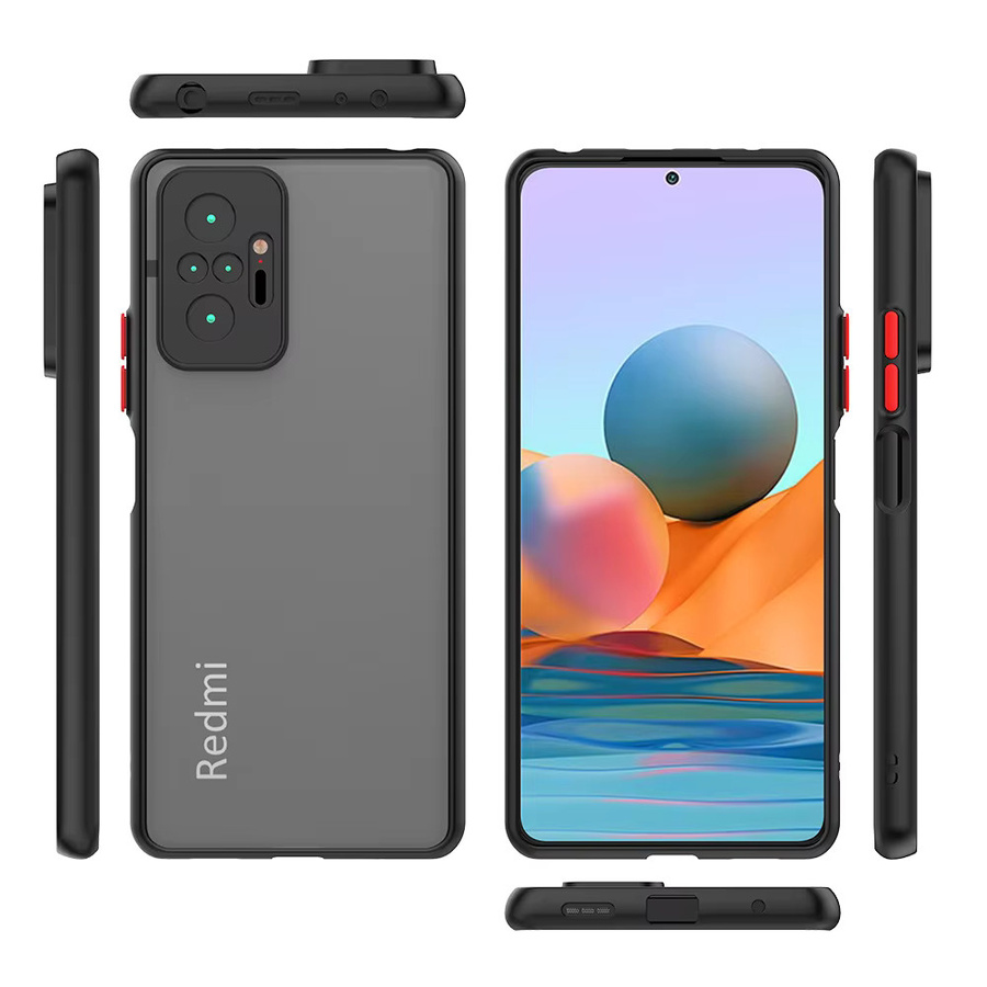 Rüstungs-Schutzhülle für Xiaomi Redmi Note 10 Pro 11 12 Pro Plus 5G Bumper Cover in Schwarz und Blau - Bild 1
