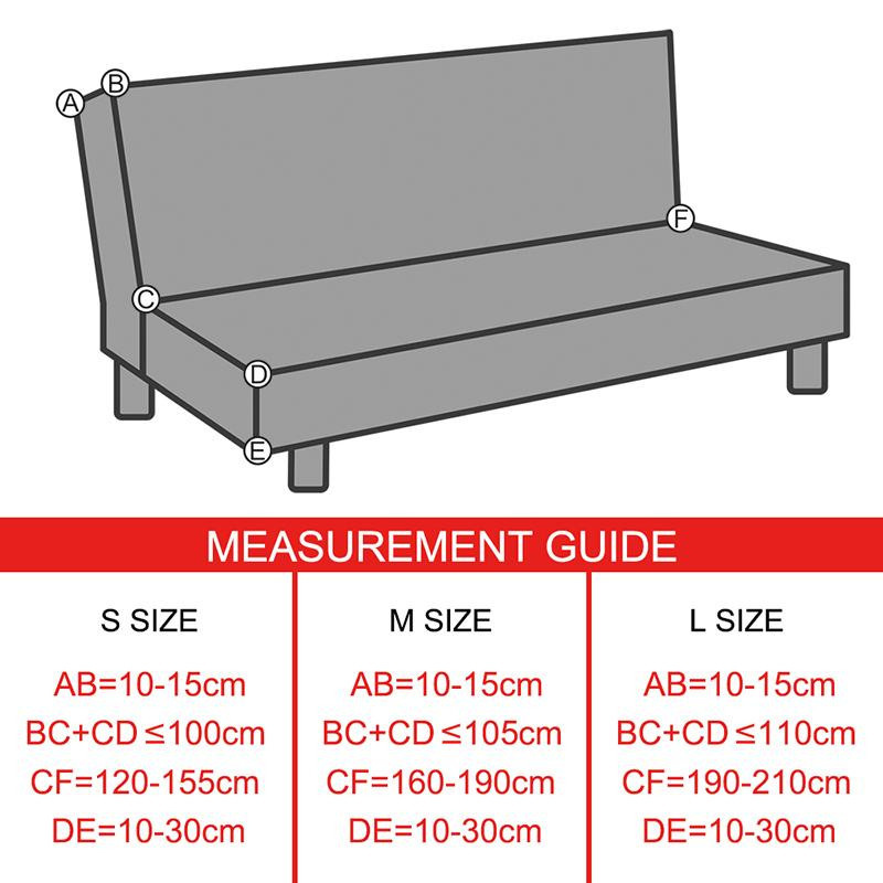 YZFZP Elastischer Sofa-Bettbezug aus Polar-Fleece-Stoff in Grau, Armloser Stretch-Schonbezug für dein Sofa, Größe M - Bild 2
