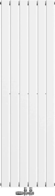 Emke Design Paneelheizkörper Weiß, einlagiger Flachheizkörper mit 850W, B: 160 cm, H: 46 cm - Bild 1
