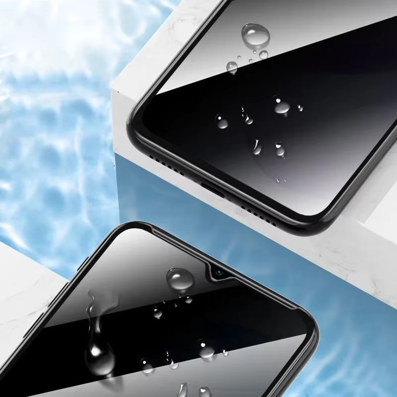 ZTE Blade A76 A56 A36 A35 A35e Anti-Spy Displayschutzfolie aus gehärtetem Glas in Schwarz - Bild 2