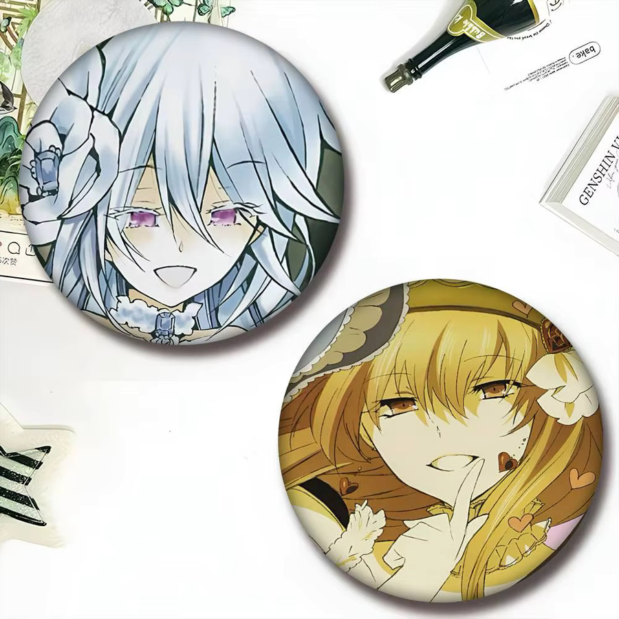 Charm H-Hearts Abzeichen, Cartoon-Stil, Emaille-Pin - Bild 3