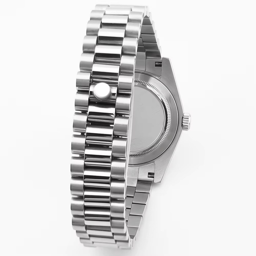 NEITON Uhrengehäuse Edelstahl, Saphirglas, 36 mm/39 mm, Silber, Unisex - Bild 3