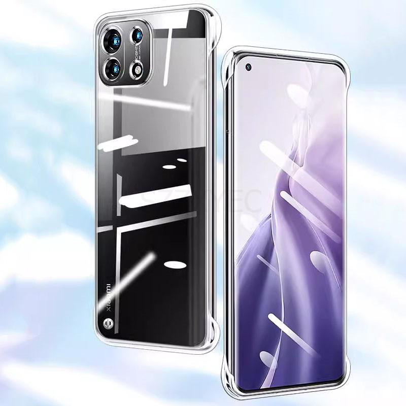 Stoßfeste und transparente Handyhülle mit harter Rückseite für Xiaomi Mi 11 Lite und Mi 11 Ultra - Bild 2
