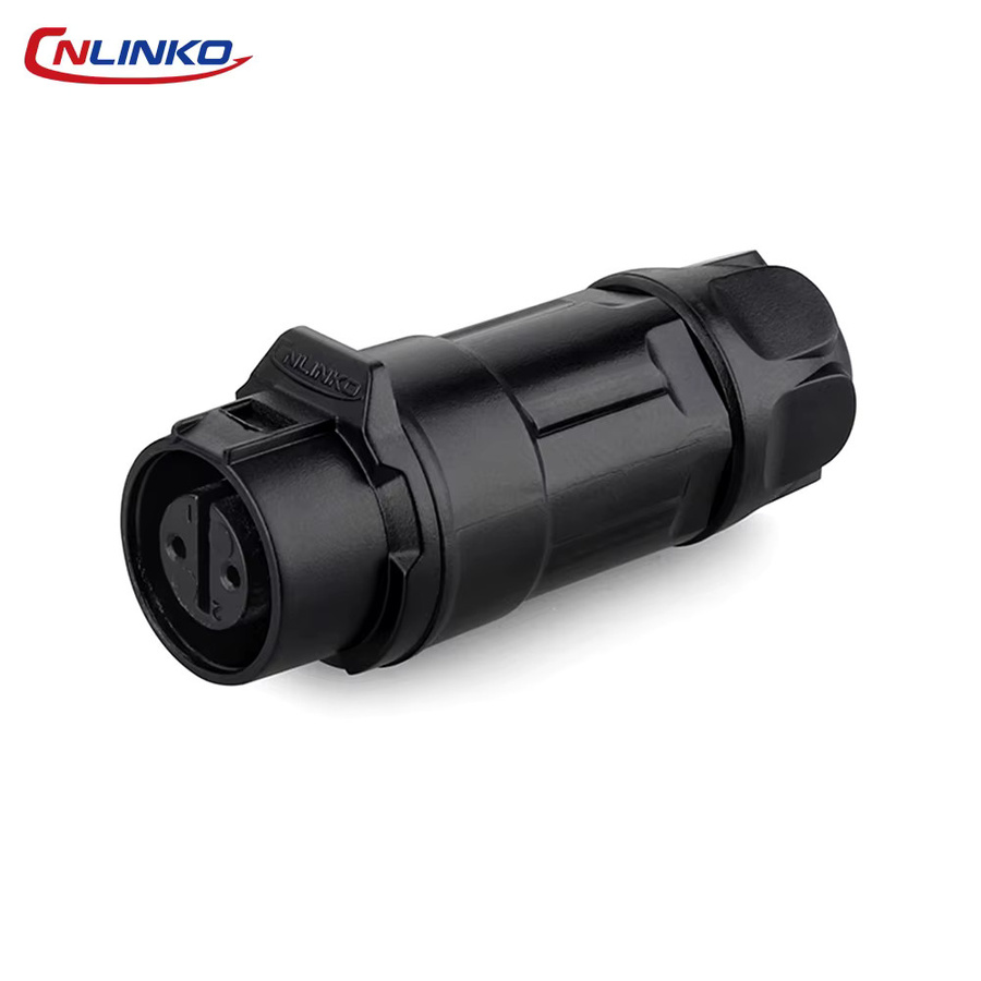 CNLINKO M12 Rundsteckverbinder Set IP68 Wasserdicht in Schwarz mit vergoldeten Steckern und Buchsen für industrielle Geräte und Sensoren - Bild 2