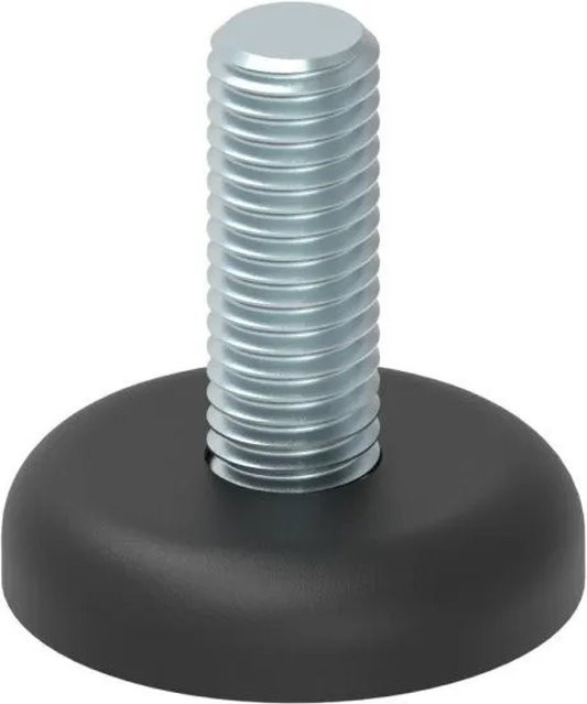 FeNau Stellfuß aus Kunststoff und galvanisiertem Stahl, Ø 34 mm, M10x30, Bodenausgleich, mehrfarbig - Bild 1