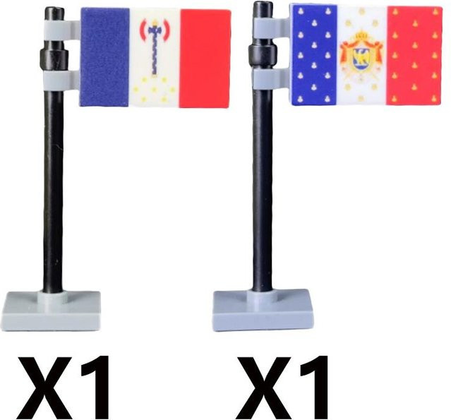 WK2 Militärisches Warnschild Straßenblock Armee Soldat Figuren, Zubehör, ab 14 Jahren - Bild 1