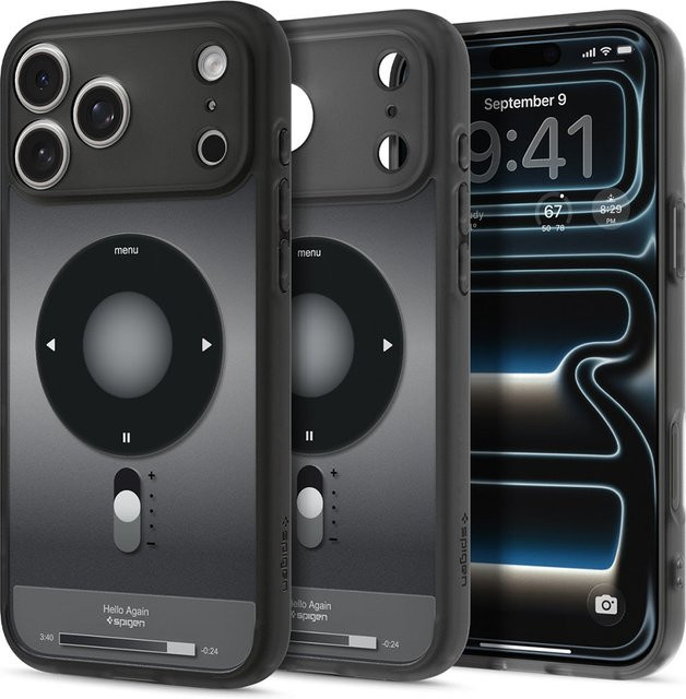 Spigen Ultra Hybrid Classic MagSafe Schutzhülle für Apple iPhone 18 Pro und iPhone 17 Pro, Schwarz - Bild 1