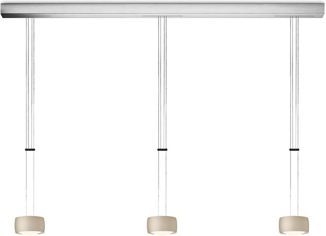Oligo Grace 3-flammige LED-Pendelleuchte in Cashmere matt mit Tunable White (2200K - 5000K), dimmbar und höhenverstellbar - Bild 1