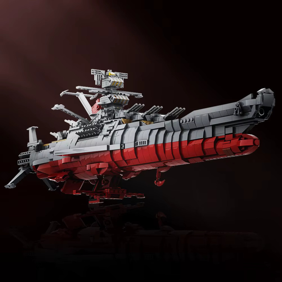 Gobricks Raumschiff Yamato Baustein-Modell in Grau - Bild 3