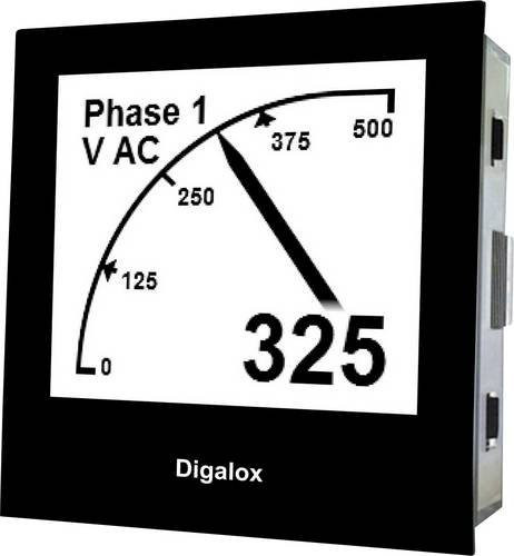 TDE Instruments Digalox DPM72-MPN+-RS485 Digitales Einbaumessgerät in Schwarz - Bild 1