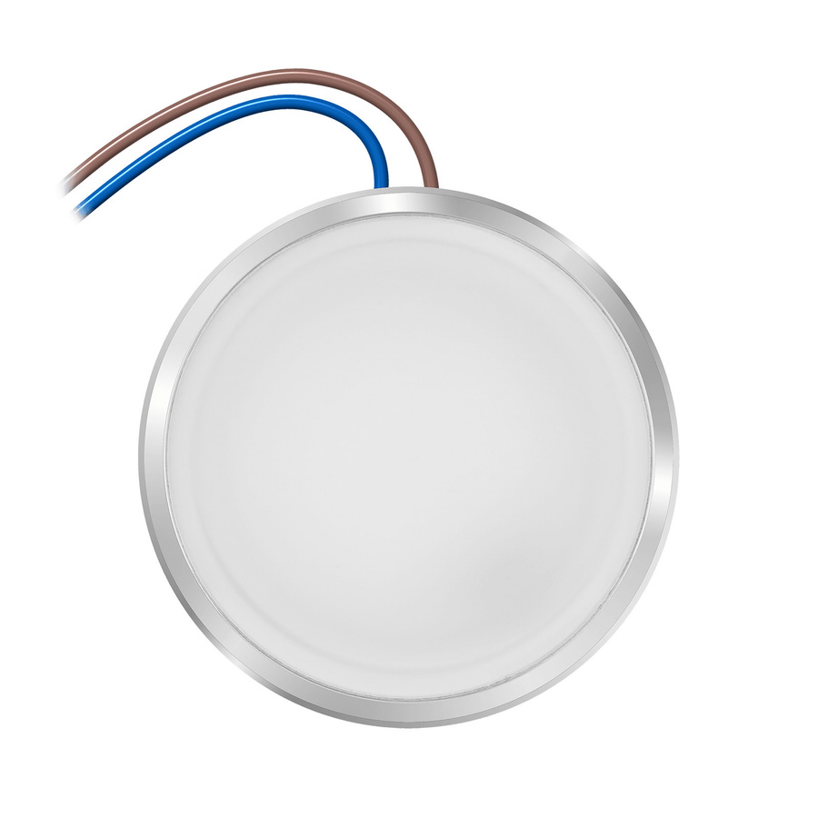 Luxvenum High-End LED Modul 230V in Silber und Chrom, dimmbar, 7W, 90 CRI, Aluminium und Milchglas, Höhe: 3,8 cm - Bild 1
