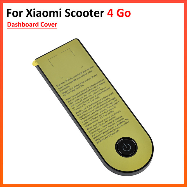 Xiaomi Armaturenbrett-Abdeckung für den Elektroroller 4 Go Display-Bildschirm Schutzgehäuse aus Kunststoff in Schwarz - Bild 1