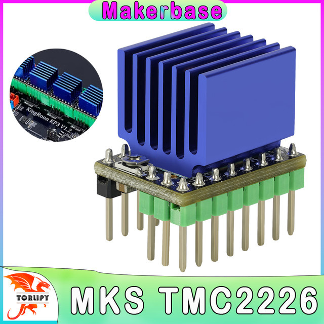 Makerbase MKS TMC 2226 Schrittmotortreiber StepStick für 3D-Drucker mit 2,5 A und UART-Unterstützung - Bild 1