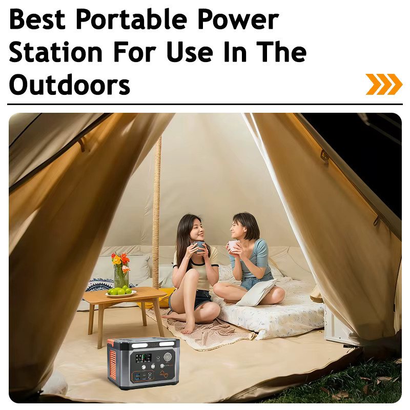 CHUBAN Tragbare Powerstation 600W 100000mAh mit reiner Sinuswelle als Solargenerator für Camping und Outdoor mit EU-Stecker - Bild 4