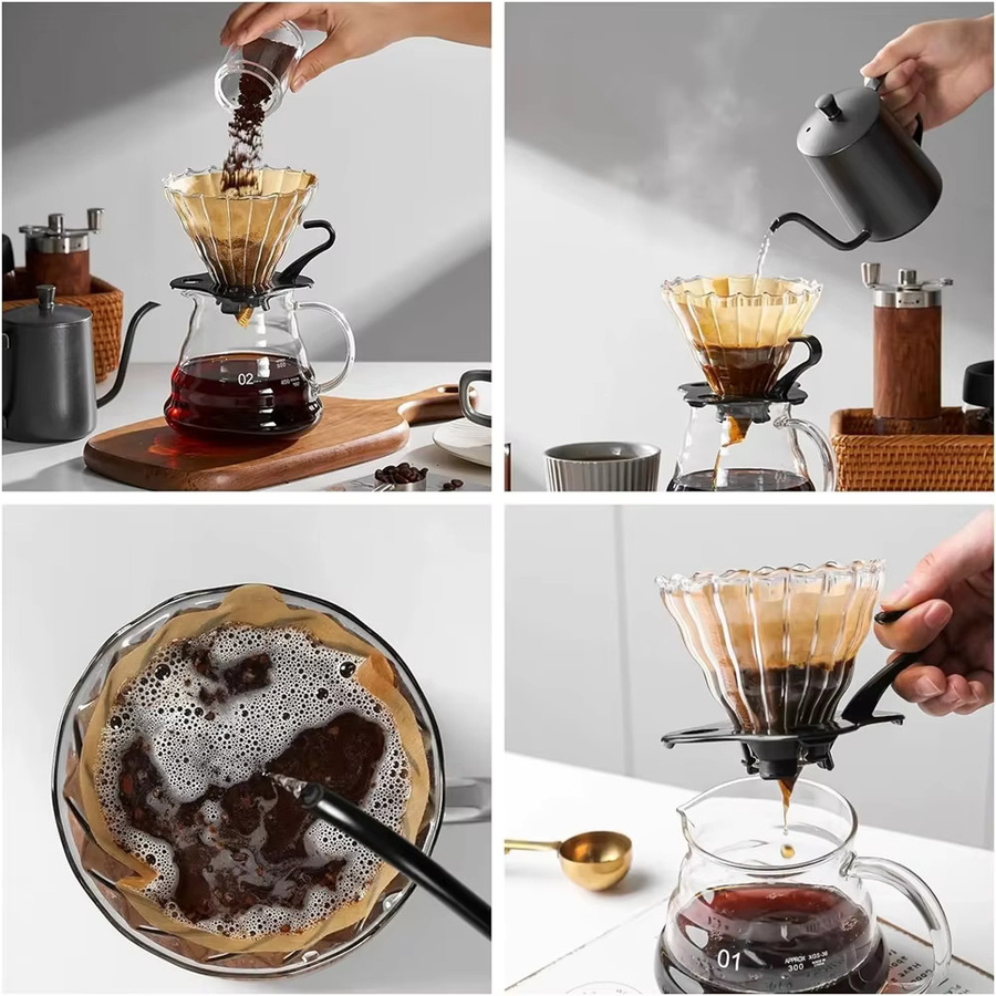 200 Stück Einweg-Kaffeefilter U-Form in Braun für Pour-Over Kaffee, geeignet für Zuhause und Kaffeehäuser - Bild 3