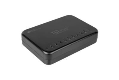 Good Connections USB-Desktop-Schnellladestation mit 10 USB-C Ports und 200 W Leistung, schwarz - Bild 2