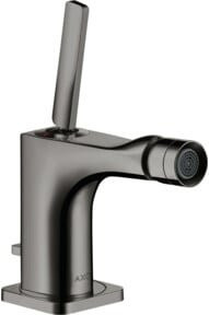 Hansgrohe Axor Citterio E Bidet-Einhebelmischer in Gunmetal mit Pin-Griff und Pop-up-Abfluss - Bild 1