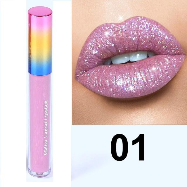 CmaaDu Lipgloss, rot-rosa, glänzend - Bild 1