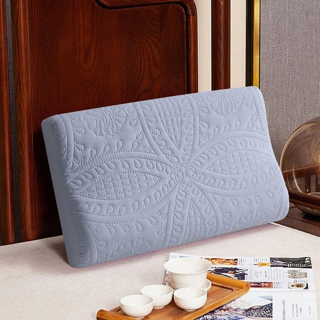 Wasserdichter Kissenbezug von Yiran Furniture aus Baumwoll-Polyester-Mischung, einfarbig Blau, B/H: 60 x 40 cm - Bild 1