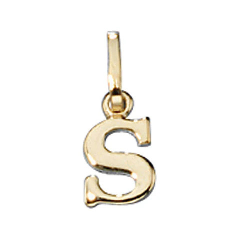 Colfem Anhänger Buchstabe S, 333 Gelbgold, Unisex - Bild 1