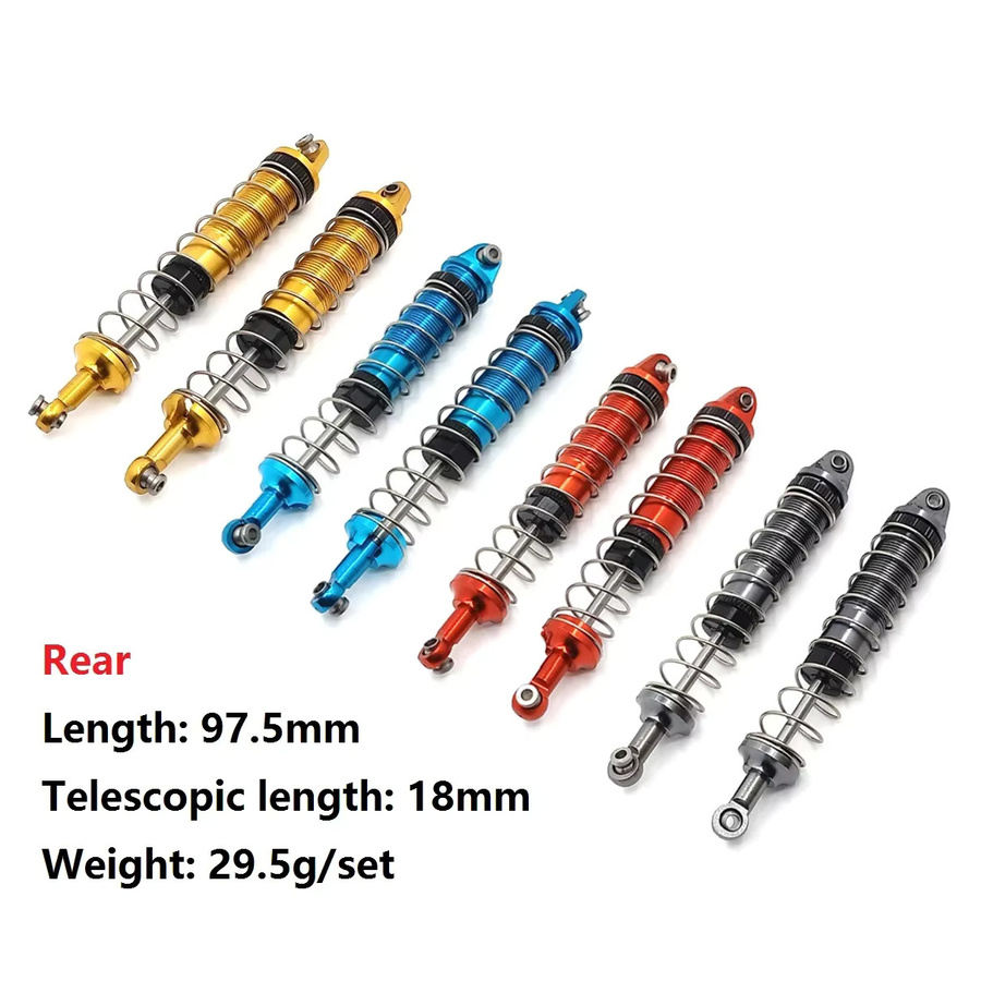 Wltoys Metall Öl Stoßdämpfer, 4-teiliges Set, Zubehör - Bild 2