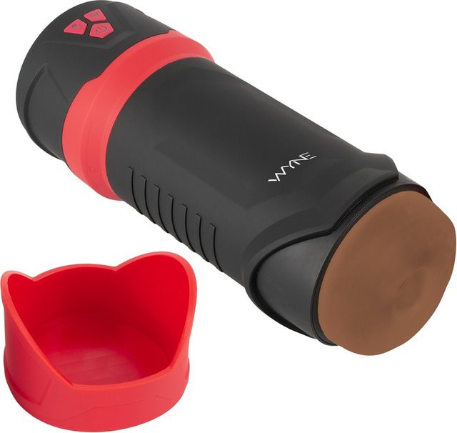 WYNE Masturbator 04 mit Saugfunktion und Vibration in Schwarz - Bild 1