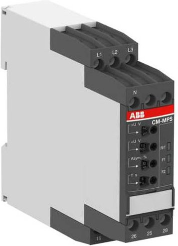 ABB CM-MPS.41P 1SVR740884R3300 Überwachungsrelais mit 2 Relais-Ausgängen in Grau - Bild 1