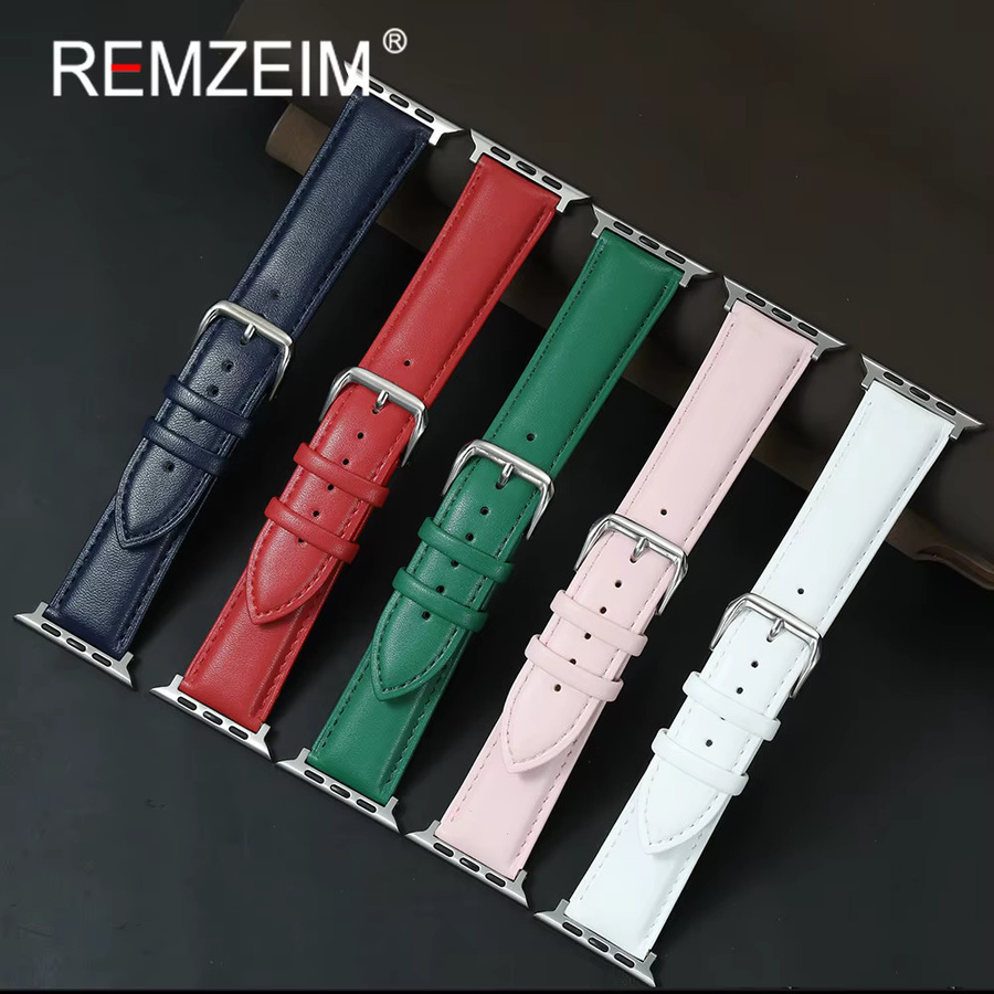 REMZEIM Uhrenarmband Leder, Unisex - Bild 1
