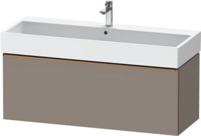 Duravit Waschtischunterschrank D-Neo beige matt wandhängend B: 118,4 cm, T: 44,2 cm, H: 44,0 cm - Bild 1