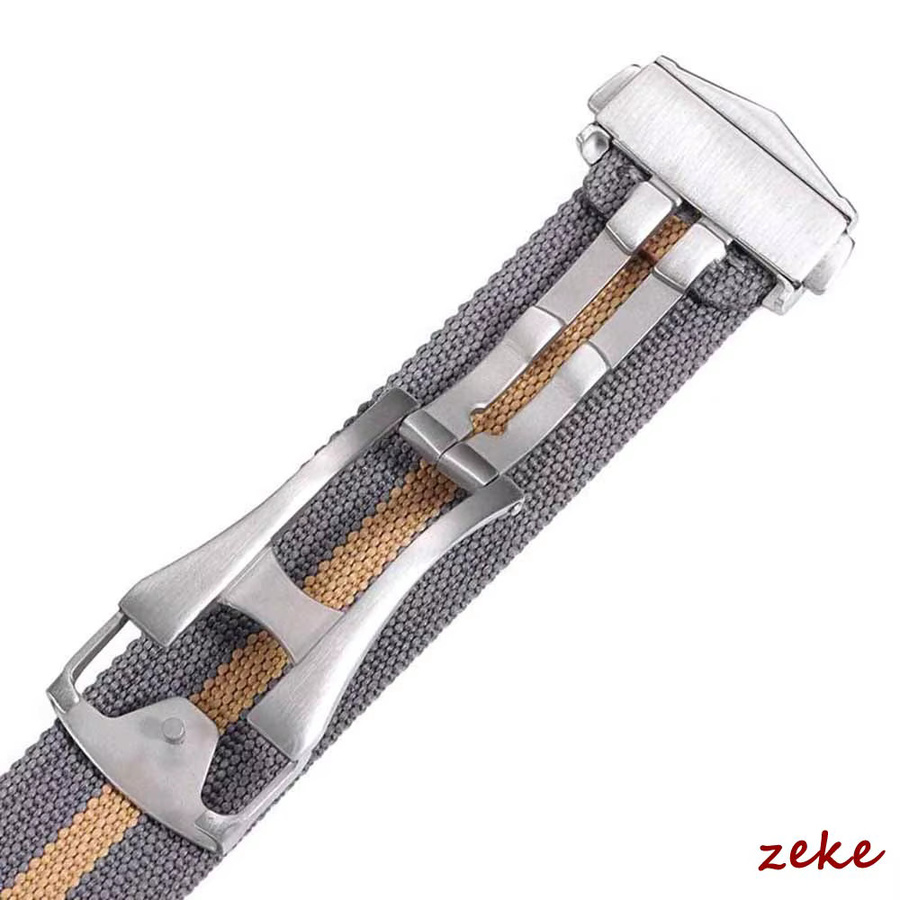 Uhrenarmband-Faltschließe Edelstahl, 18mm 20mm, Silber - Bild 3