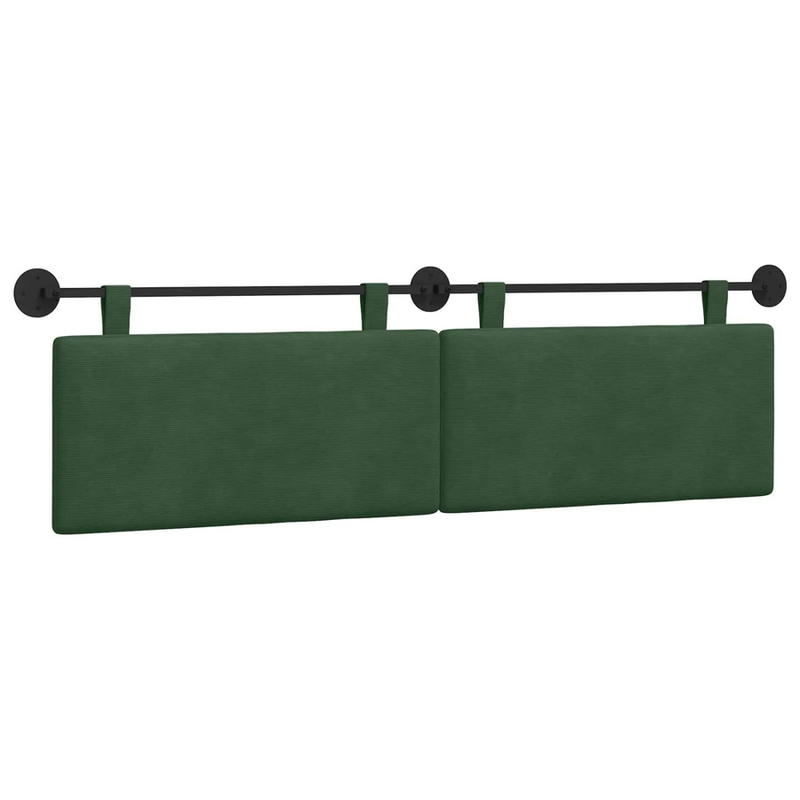 vidaXL Hängesofa in Dschungelgrün aus Cordstoff, B/T/H: 190 x 55 x 5 cm - Bild 2