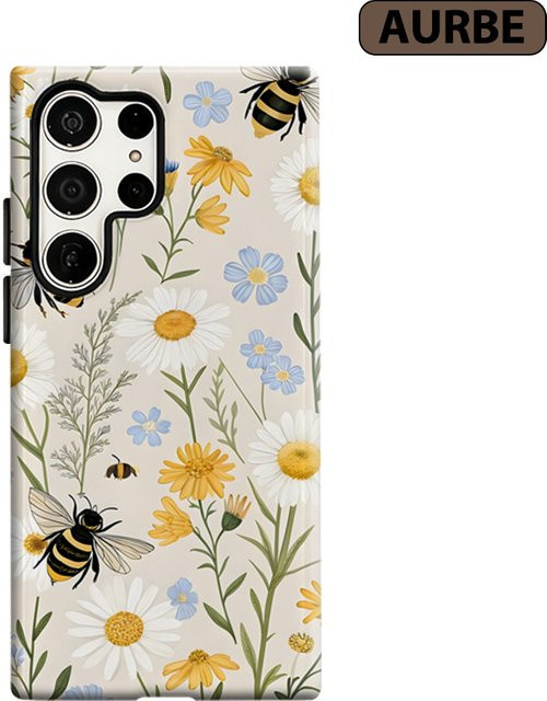 Daisy & Bee Meadow Handyhülle für Samsung Galaxy S26 S25 S24 S23 Ultra Plus Stoßfeste Doppelschicht Robuste Rückabdeckung Multicolour - Bild 1