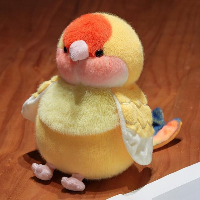 Papageienpuppe Plüschtier, Handpuppe, 25cm - Bild 1