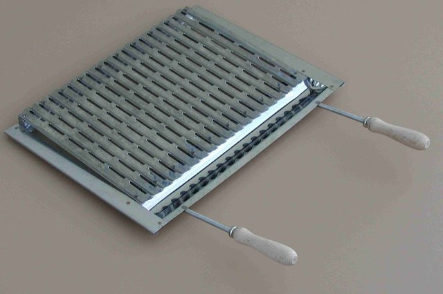 Grillrost für Gartengrillkamin aus Edelstahl, B/T: 55 x 35 cm - Bild 1