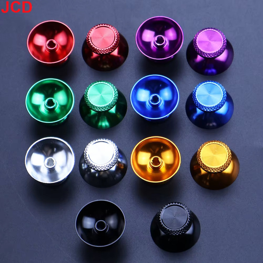 JCD Aluminium Analog Joystick Stick Grip Caps für PS5 Controller in Schwarz - Bild 2