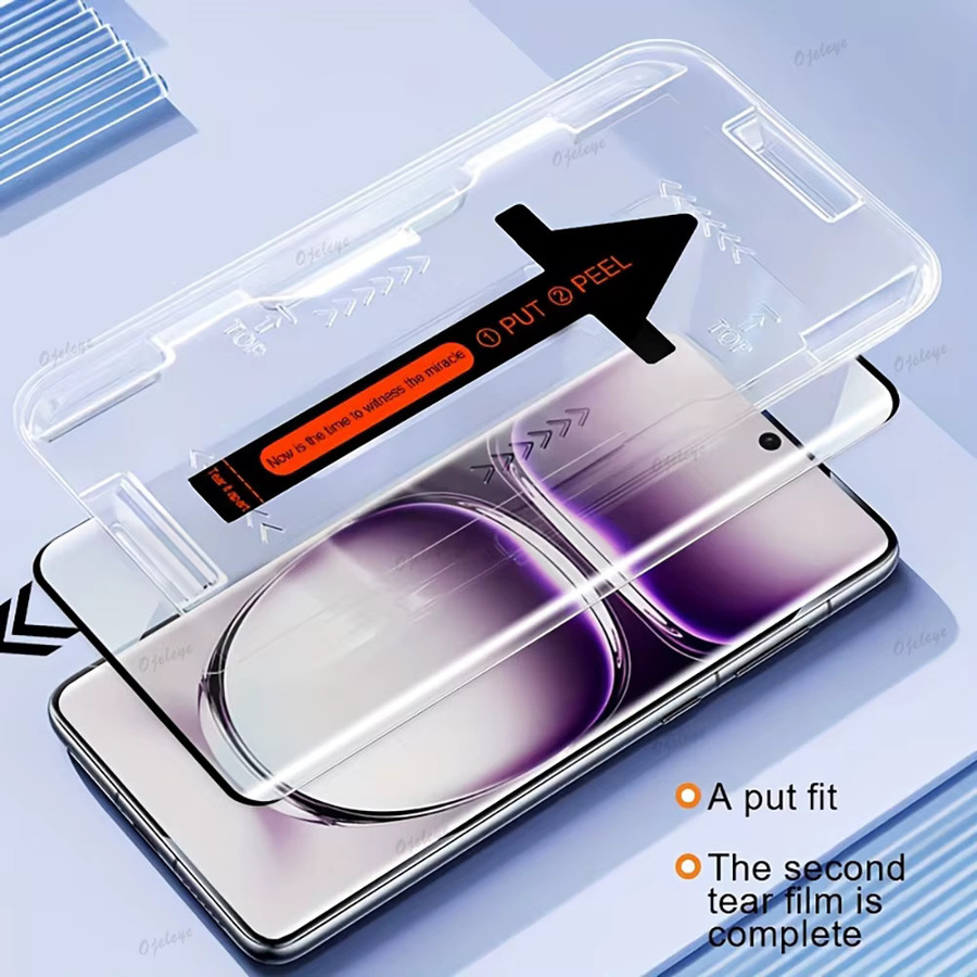 Displayschutz aus gehärtetem Glas für Motorola Edge 50 Ultra, 70 Fusion, 60, 50 Pro und 60 Neo, transparent - Bild 2
